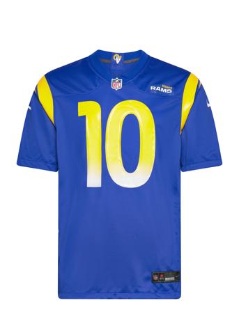 Nike Nfl Los Angeles Rams Jersey Kupp No 10 T-shirts Short-sleeved Blå NIKE Fan Gear*Betinget Tilbud