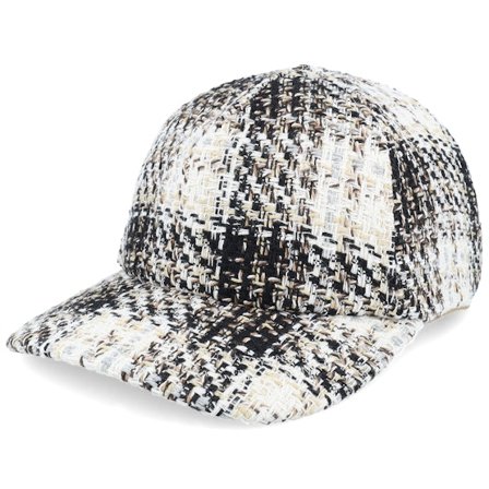 Upfront - Abel Checked Baseball Multi Dad Cap Black Cap - @ Hatstore