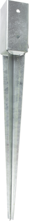 ESSVE 951688 Stolpespyd 2 mm, varmforsinket 71 x 71 x 750 mm, Beslag