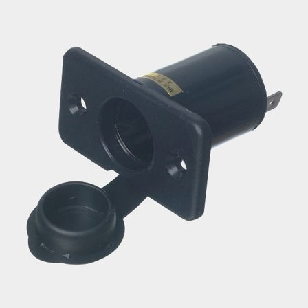 Presa accendisigari, incassata, rettangolare, 20 A (12 V) / 15 A (24 V)