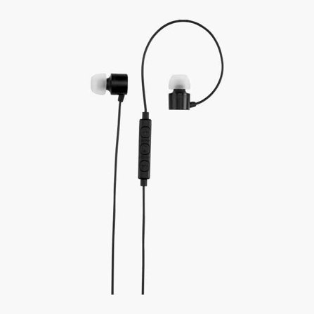 In-ear-hörlurar 3 5 mm kontakt svart - Biltema