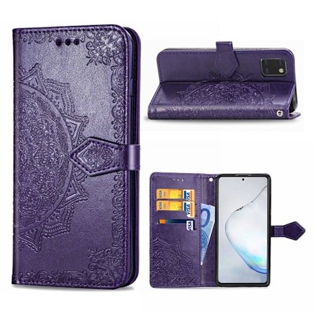 Mandala Samsung Galaxy Note 10 Lite etui - Lilla