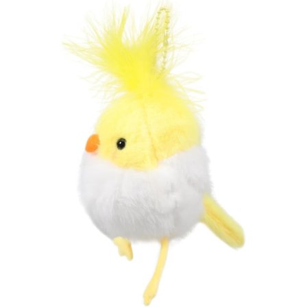 Sød nøglering fugl udstoppet dyr nøglering vedhæng