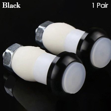 1 pari turvavaroitusvalon merkkivalot MUSTA Black