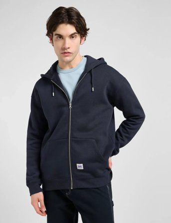 Lee Jeans Ww Full Zip Hoodie - Navy - L