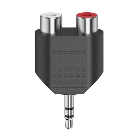 HAMA Adapter Audio 2x RCA Socket to 3.5 Jack