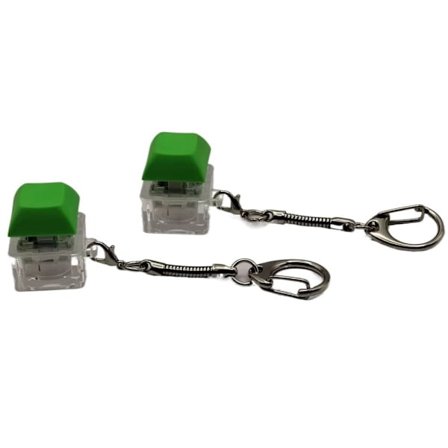 Keyboard Clicker med LED-lys Tastatur Fidget Toys GRØNN