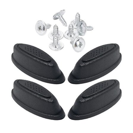 Resväska botten sidostativ fötter resväska fötter pad premium ersättning stud fot pad resväska botten stud stativ för alla resväskor [L]