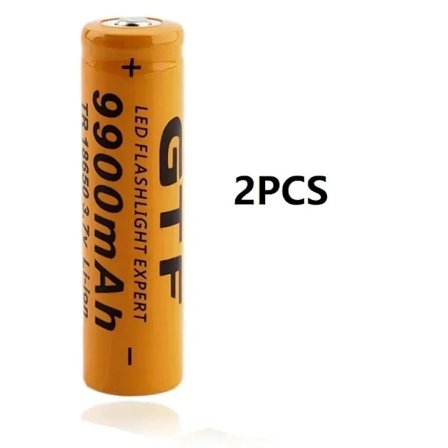 2025Nytt18650 batteri 3,7V 9900mAh uppladdningsbart liionbatteri för LED ficklampa Torch batteri litio batteri