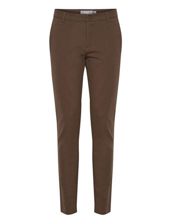 Frlano Tessa Pa 1 Slimfit Bukser Stoffbukser Brun Fransa*Betinget Tilbud