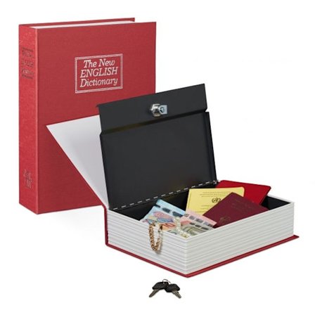 Stort låsbart bokfack