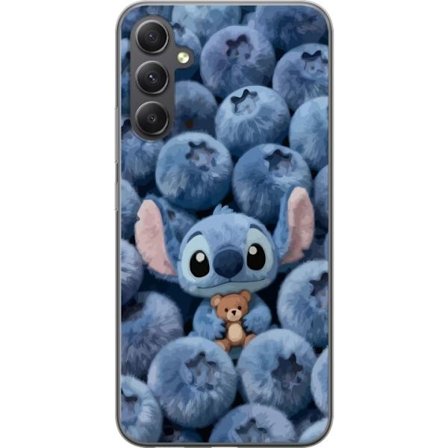 Kompatibel Mobilcover til Samsung Galaxy A35 Lady Gaga minimalistisk plakat med guitar og monokrom design