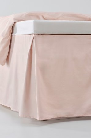 Jotex - Satin Sengekappe i Sateng 60 Cm Økologisk Blek rosa - ZACK - Kjøp Sengekapper hos Jotex