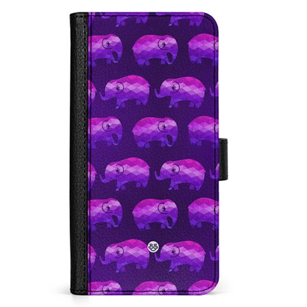 Bjornberry Sony Xperia 10 V Fodral - Lila Elefanter