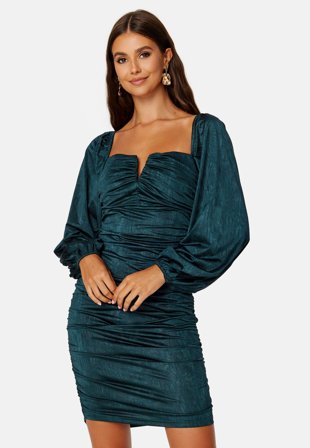 BUBBLEROOM Misina Dress Dark green Klær