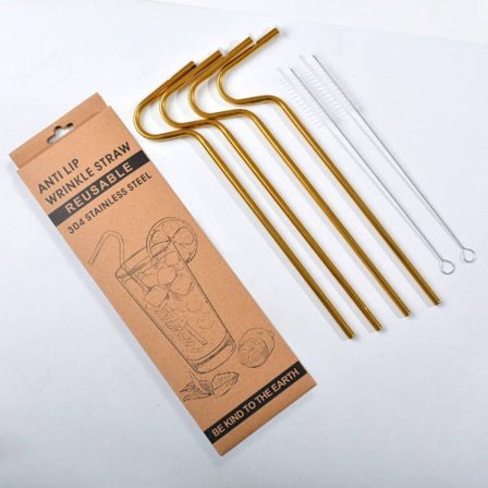 3/6ST Anti Wrinkle Straw Dricksug GOLDEN 6ST 6ST