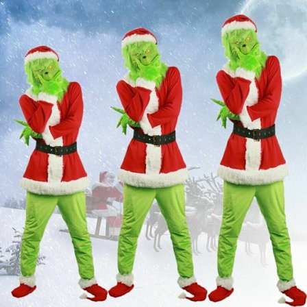 The Grinch Mask Cosplay How the Grinch Stole Christmas