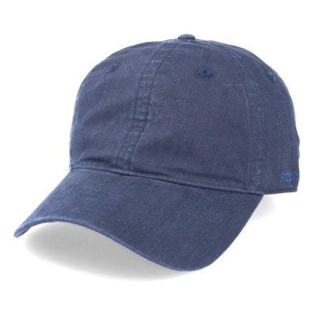 Stetson - Blå fitted Keps - Baseball Delave Organic Cotton Navy Fitted @ Hatstore