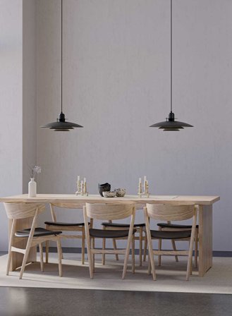 Primus V taklampe Ø48 - matt sort