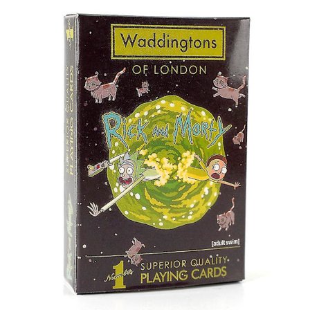 Rick And Morty Klassiskt animemönster Spelkort Festspelkort Festleksaker Kortspel