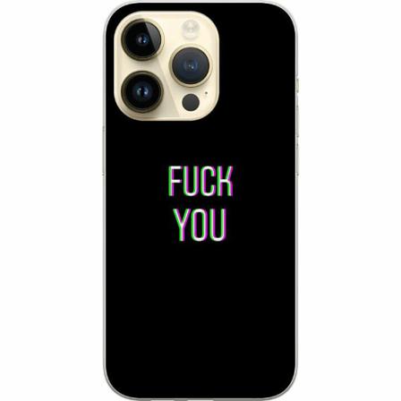 Apple Iphone 14 Pro Genomskinligt Skal Fuck You *