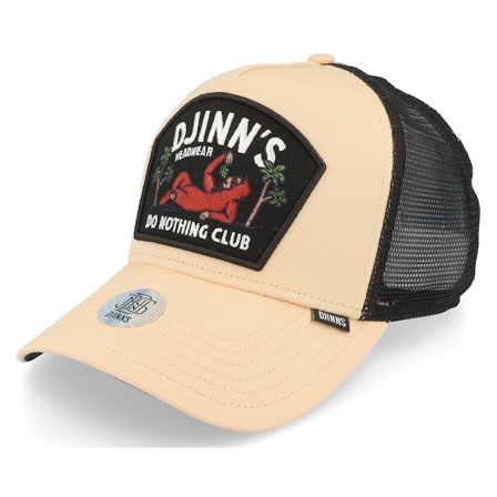 Djinns - Beige trucker Caps - Hft Cap Dnc Sloth Nude Trucker @ Hatstore