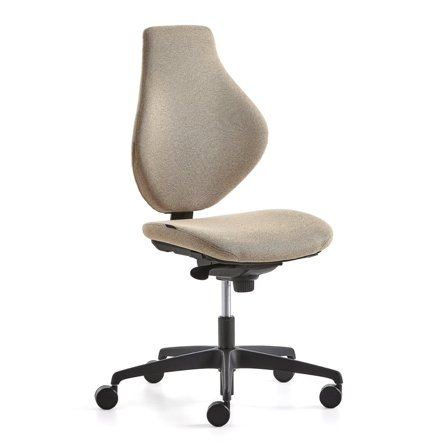 Office chair HURRAY, low back, sand