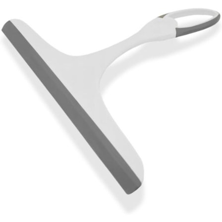 Multifunktionel vinduesskraber - Brusebad, vindue, bil, spejlskraber - Holdbar PP+TPR stærk skraber - 19x22cm