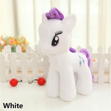 25CM My Little Pony Unicorn Legetøj HVID - Perfet white