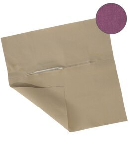 Kuddbakstycke 45x45 cm ljungfärgat - Utan dragkedja - Ateljé Margaretha