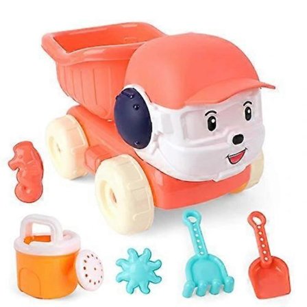 6 stk. Model Sprinkler Brusebad Spade Værktøj Klassisk Legetøj Strand Sand Legetøj Børns Sommerlegetøj Bil_Super Gave