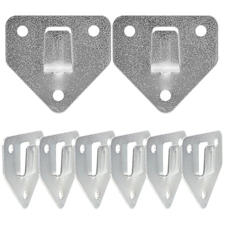 8 stk. vægmonteret brandslukkerkrog, kraftig brandslukkerbeslagholder