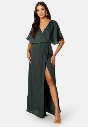 Bubbleroom Occasion - Amelienne Gown 44 - Dark dusty green - Klänningar - Dam