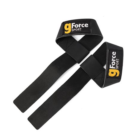 GForce Lifting Straps Lær Svart