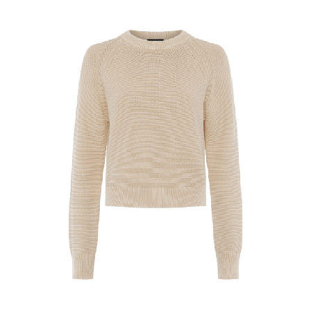 French Connection Lilly Mozart Crew Neck Jumper Tröjor Dam Beige XL