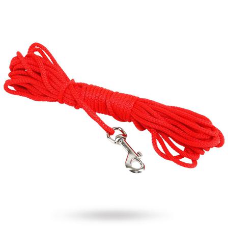 K9 Simlina 10 m Röd - Textilkoppel, Rullkoppel, Draglinor, Läderkoppel, Långlinor, Flexikoppel på Doggie.se