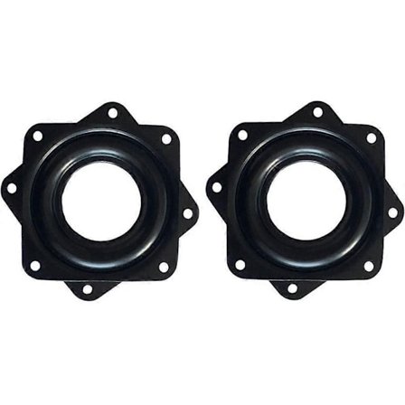 Pyörivä alusta, 2 kpl, kääntyvä 360 asteen metallinen kääntöpöytä, neliönmuotoiset kuulalaakerit, pyörivä levy huonekaluille ja pyörivälle näytölle,