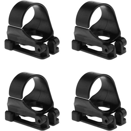 4-pack snorkelklämma universal plast 25 mm snorkelhållare för dykningssnorkelutrustning