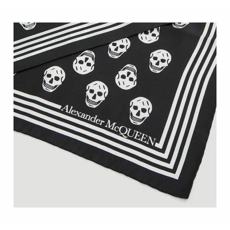 Alexander Mcqueen - Halsdukar - Svart - Herr - Storlek: One Size, Herr, Storlek: ONE SIZE