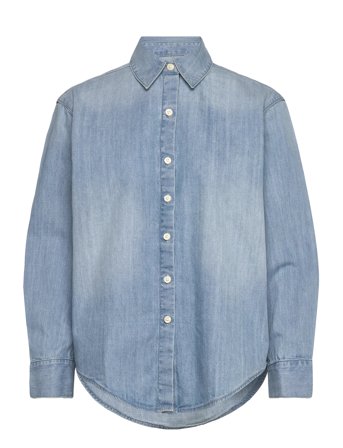 Calvin Klein Jeans Oversized Shirt Brighton Blue - Blue - XS