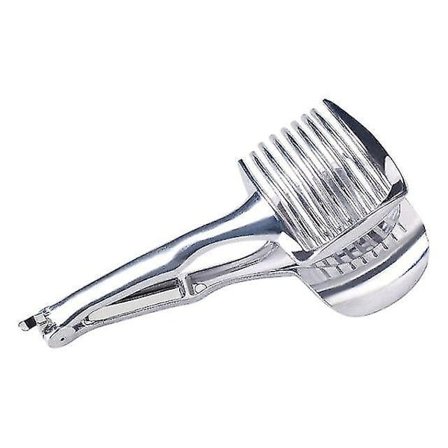 Kjøkken Rustfritt Tomat Potet Skjærer Løk Klipp Holder