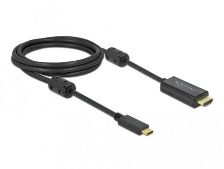 Delock video/lydkabel - HDMI / USB - 2 m