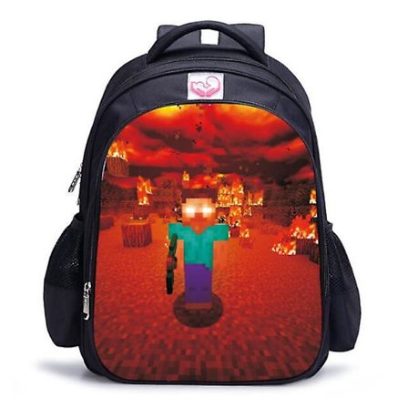 Minecraft vandtæt rygsæk til børn -1