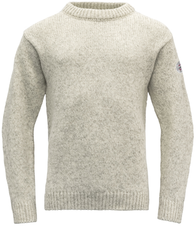 Devold Nansen Sweater Crew Neck Grey Melange