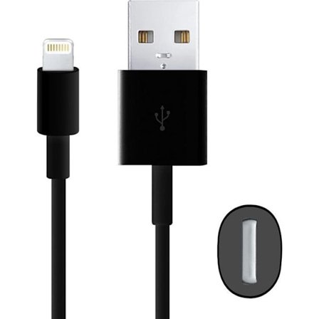 USB-Ligtning/Iphone kabel 1m 2.4A ip7/i8/xr/11/12