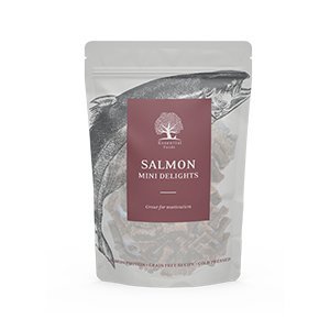 Essential Salmon Mini Delights, Hundgodis, 100g