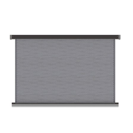 Sugekop Tørrestativ Grå [44cm] - Foldbart Tørrenet, Aluminiumlegering, Installation uden Boring, optimal til mindre rum