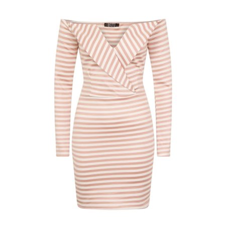 Girls On Film Dam/Dam Alexander V-Cut Lapel Klänning 12 UK P