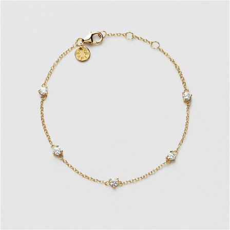 Bling Armbånd - 18K GULLBELAGT STERLINGSØLV