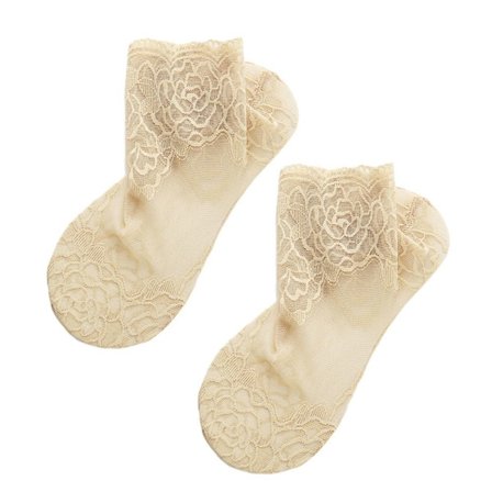 Spetsstrumpor Bomullsstrumpbyxor 4 4